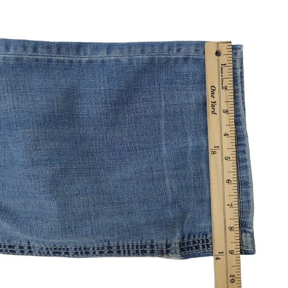 BKE Derek Bootleg Distressed Jeans READ CONDITION Mens Size 32XL Faded Denim - Picture 6 of 16